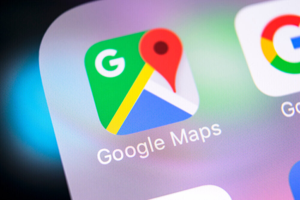  tracking the location of a cell phone is by using google maps