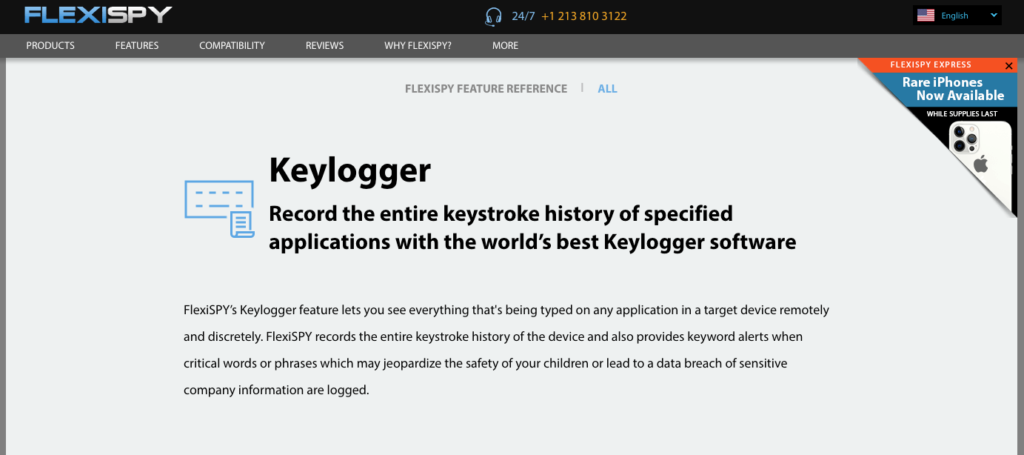 remote keylogger for android flexispy
